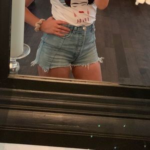 Abercrombie & Fitch high rise shorts
